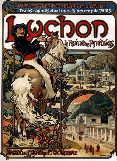 Luchon by Alphonse Mucha